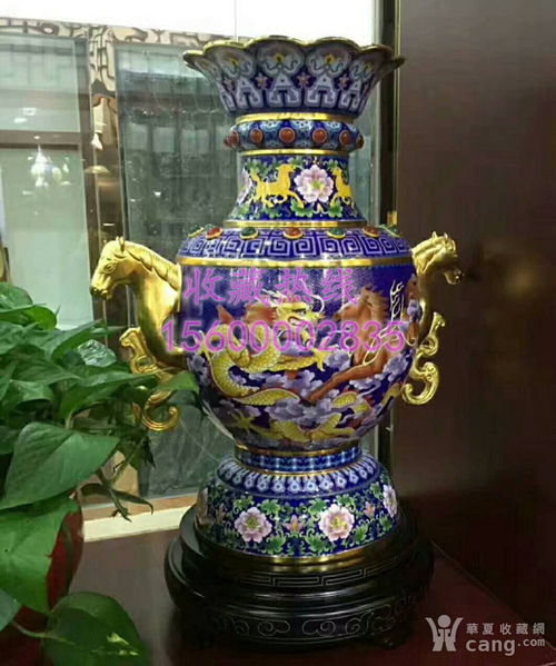 景泰藍《躍馬興隆》——戴嘉林大師巨獻，風水家居收藏工藝品